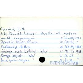 Gunner, E.N.