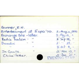  Gunner, E.N.