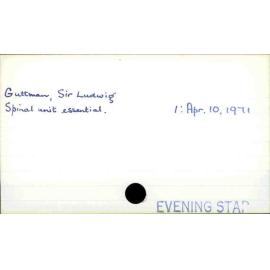 Guttman, Sir Ludwig