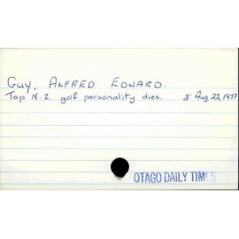 Guy, Alfred Edward