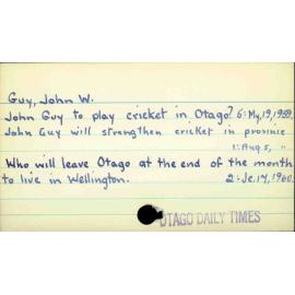 Guy, John W.
