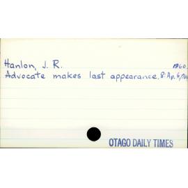 Hanlon, J.R.