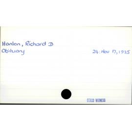 Hanlon, Richard D
