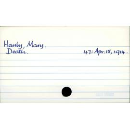 Hanly, Mary