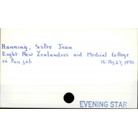 Hanning, Sister Jean