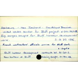 Harbours - New Zealand - Southland Province
