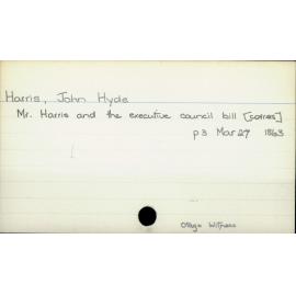 Harris, John Hyde