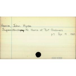 Harris, John Hyde
