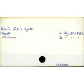 Harris, John Hyde