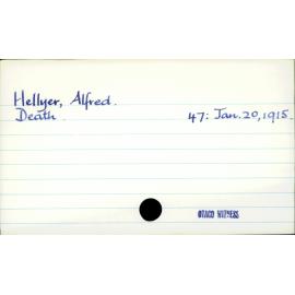 Hellyer, Alfred