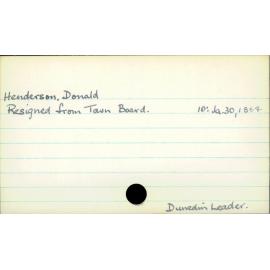 Henderson, Donald