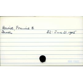 Hewitt, Francis E