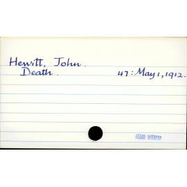 Hewitt, John