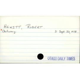 Hewitt, Robert