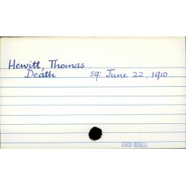 Hewitt, Thomas