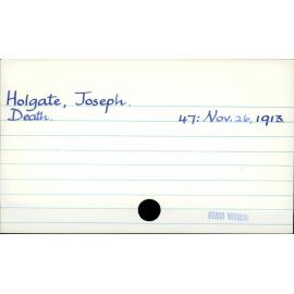 Holgate, Joseph