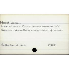 Hood, William