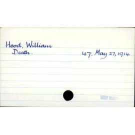 Hood, William