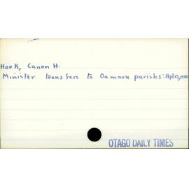 Hook, Canon H.