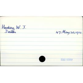 Hookey, W. J