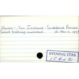 Horses - New Zealand - Southland Province