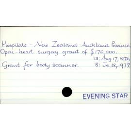 Hospitals - New Zealand - Auckland Province