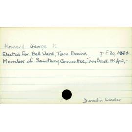 Howard, George R
