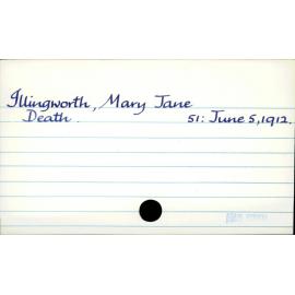 Illingworth, Mary Jane