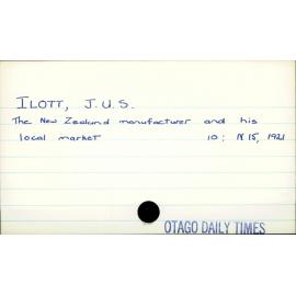 ILOTT, J. U. S.