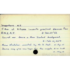 Inventors - N.Z.