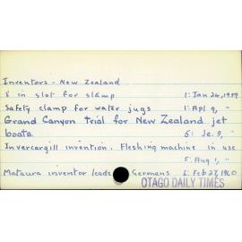 Inventors - New Zealand