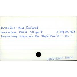 Inventors - New Zealand
