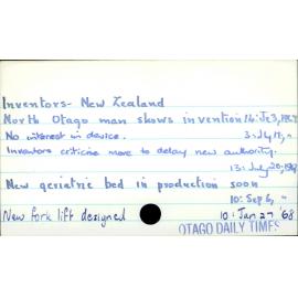 Inventors - New Zealand