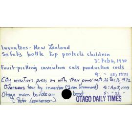 Inventors - New Zealand