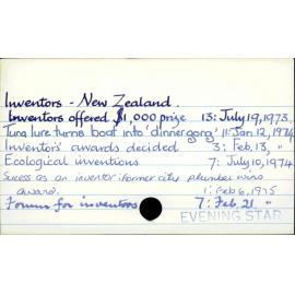 Inventors - New Zealand