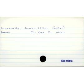 Inverarity, James Miller (infant)