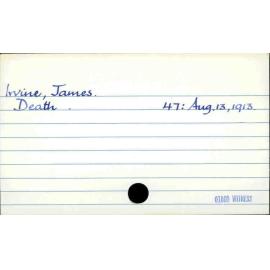Irvine, James