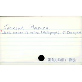Jackson, Marcia
