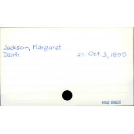 Jackson, Margaret