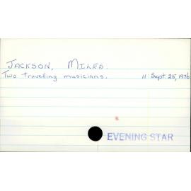 Jackson, Miles