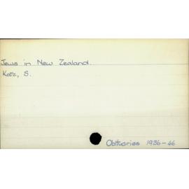 Jews in New Zealand