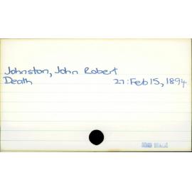 Johnston, John Robert