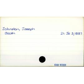 Johnston, Joseph