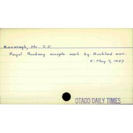 Kavanagh, Mr J.F.