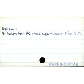 Kawerau
