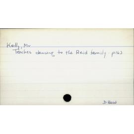 Kelly, Mr
