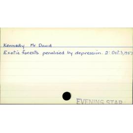 Kennedy Mr David
