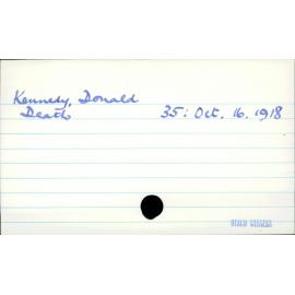 Kennedy, Donald
