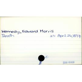 Kennedy, Edward Morris