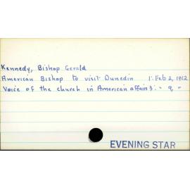  Kennedy, Bishop Gerald